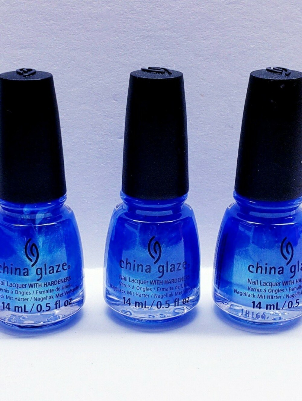 China Glaze Nail Polish Blue, STAY FROSTED,  0.5 fl oz, 85098 / 1766 (3 pcs)